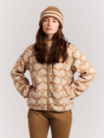PROTEST Fleece jas 'PRTWiba' in Wit