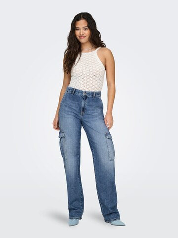 ONLY Regular Cargo jeans 'ONLJUNE' in Blue