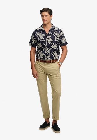 Superdry & Co Regular fit Button Up Shirt in Blue