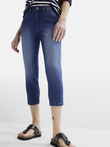 bonprix - Slimfit Vaquero en azul