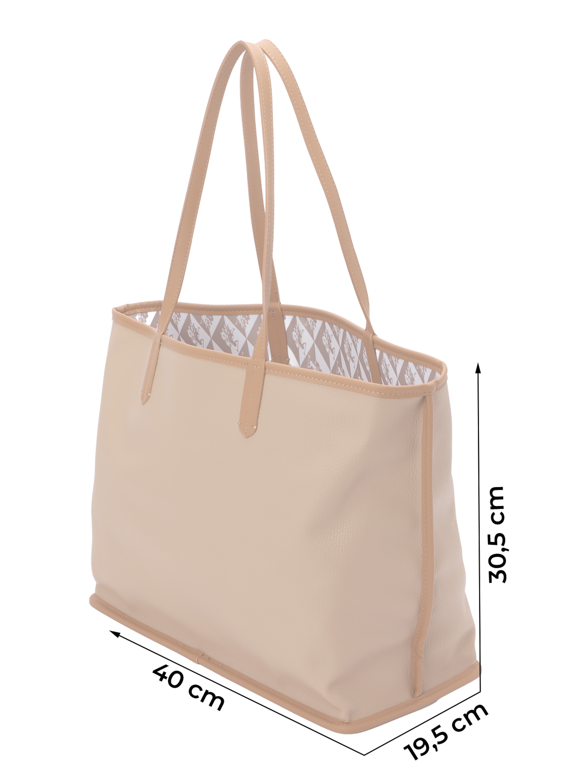 U.S. POLO ASSN. Shopper in Beige: Vorderseite