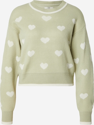 JDY Sweater 'JDYROMANCE' in Green: front