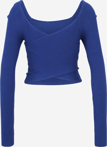 Pieces Tall Sweater 'HILA' in Blue