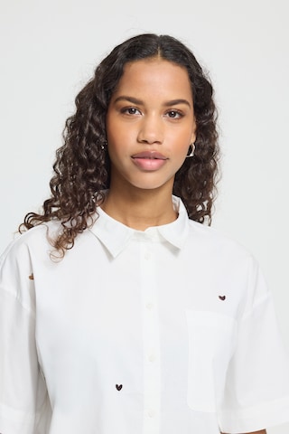ICHI Blouse 'IHLElaya' in Wit