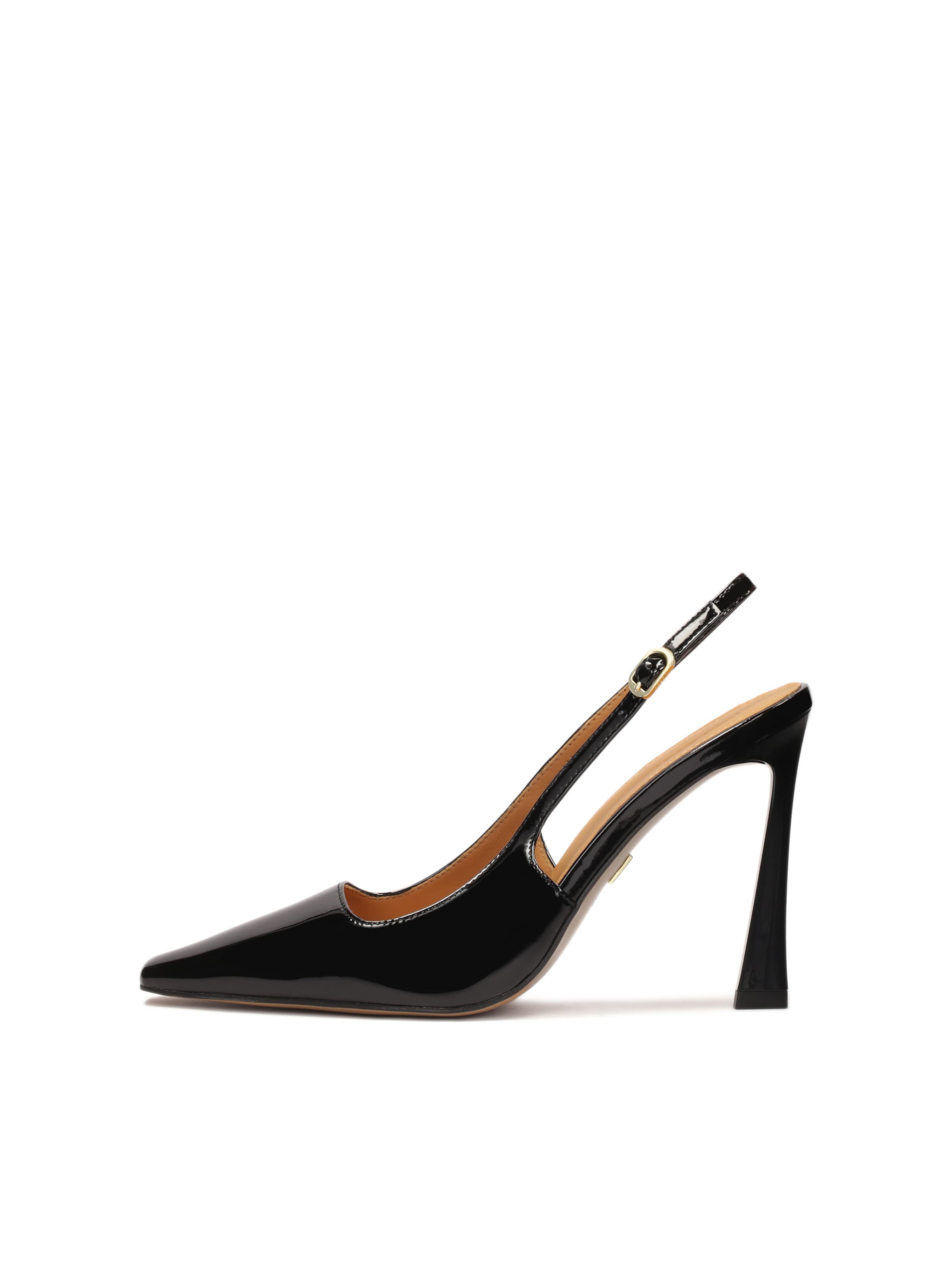 Kazar - Zapatos destalonado en negro: frente