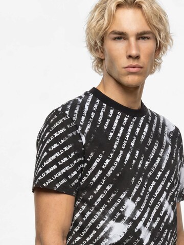 KARL LAGERFELD JEANS Тениска в черно