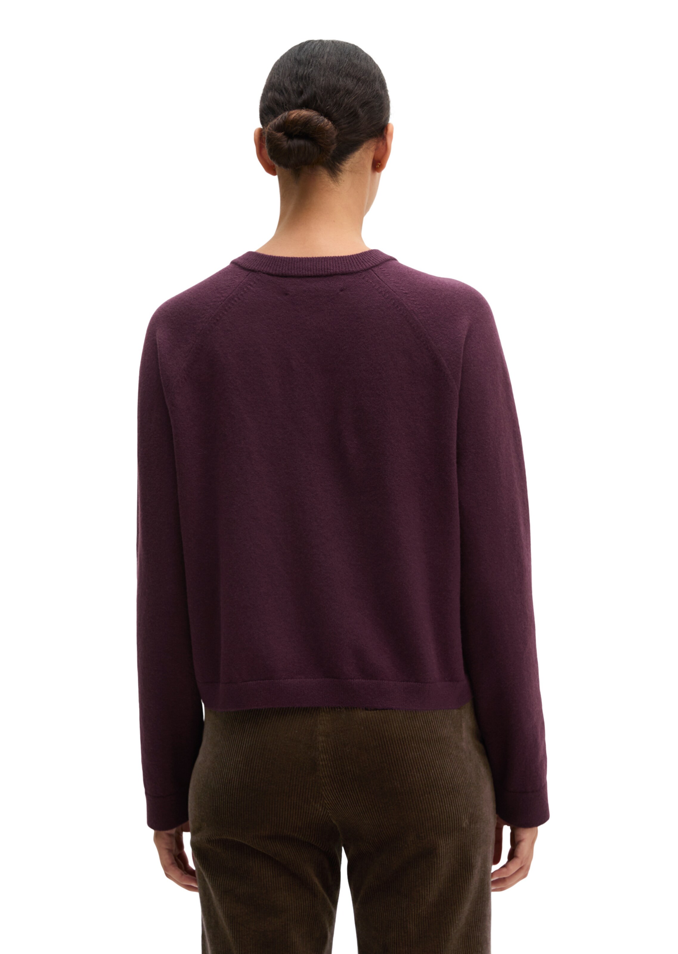 Marc O'Polo Gebreid vest in Lila: terug