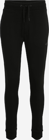 4F Tapered Workout Pants in Black: front