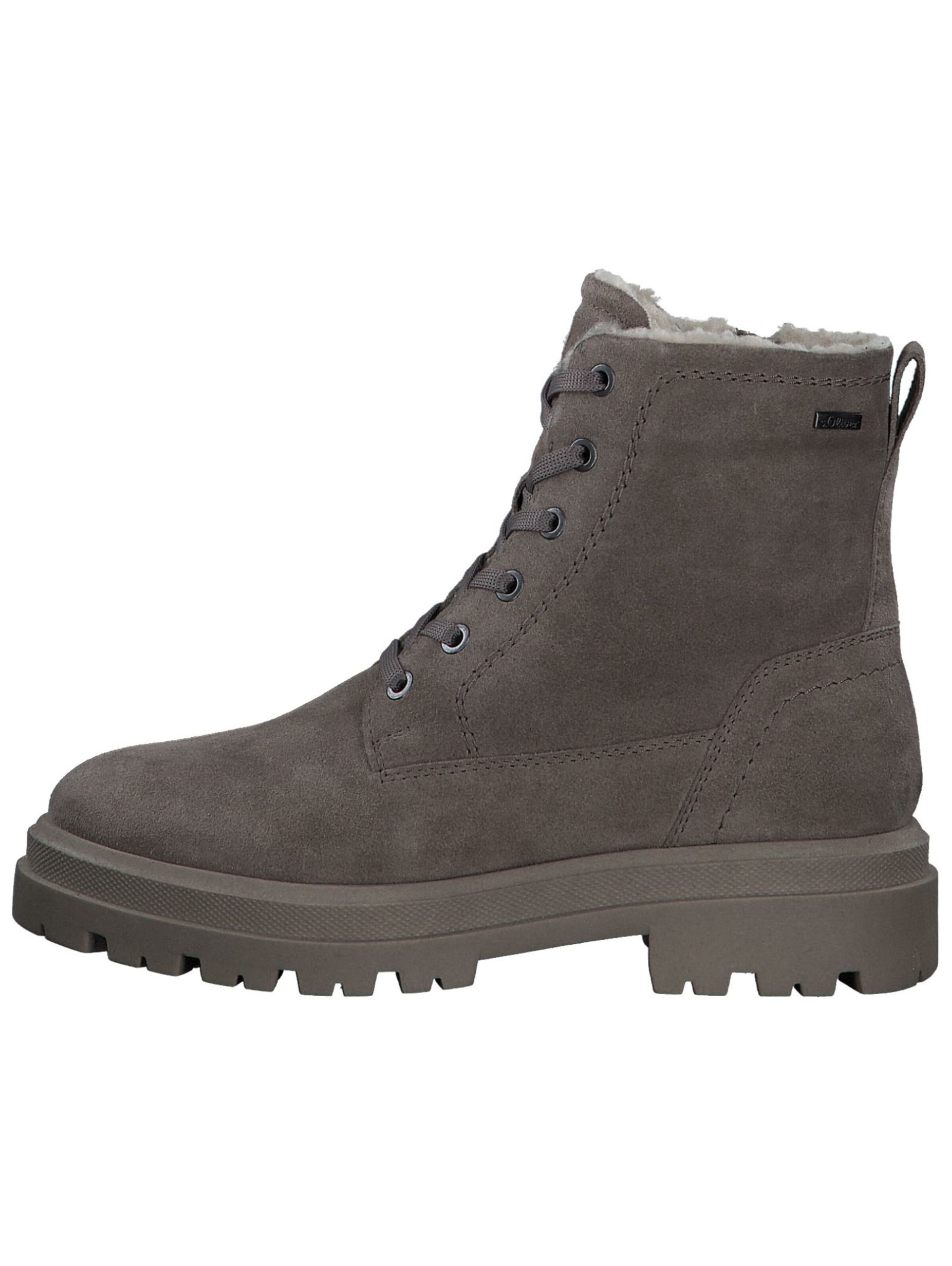 Bottines à lacets s.Oliver en gris