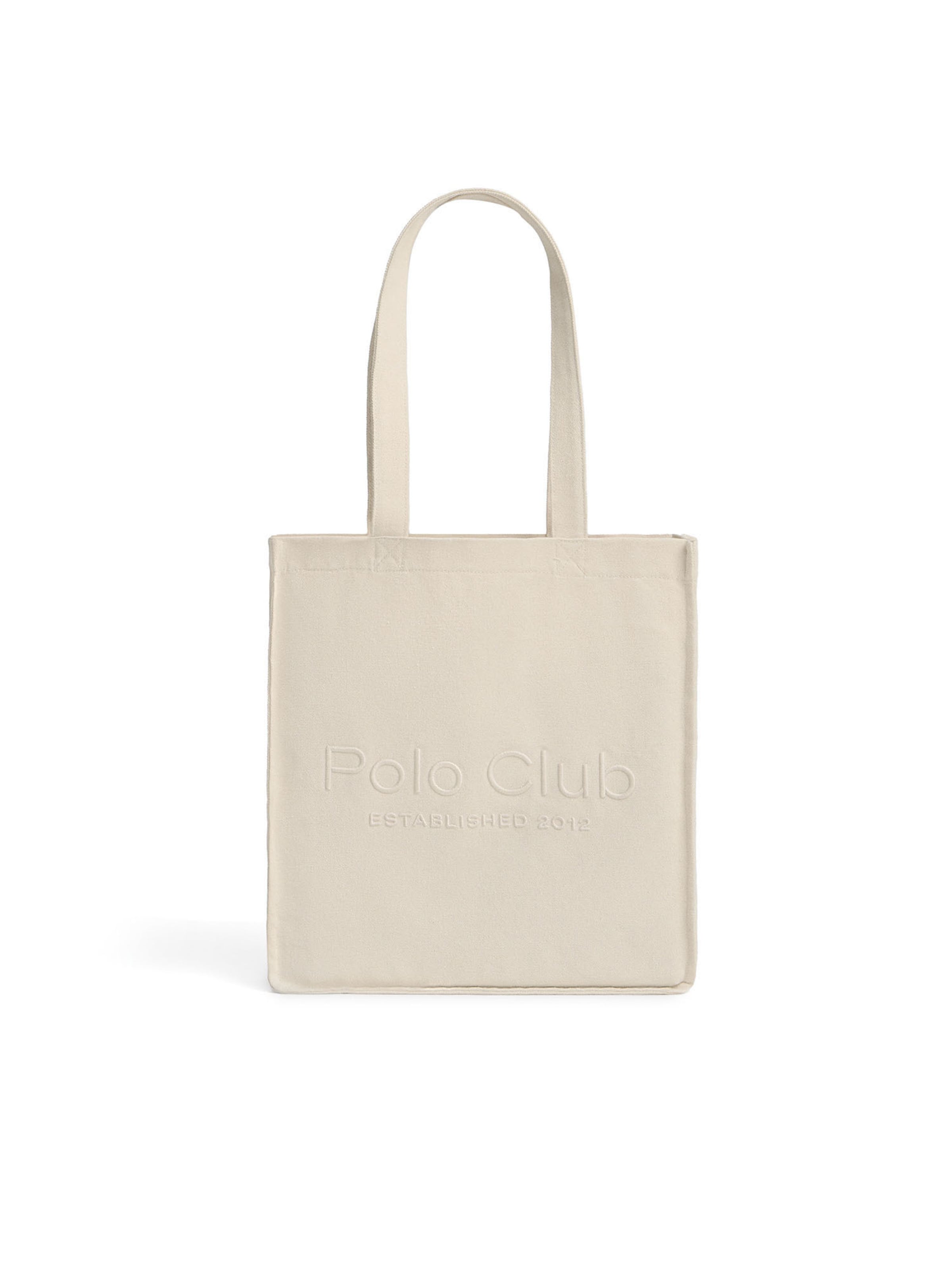 Polo Club Shopper in Beige: front