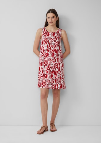 s.Oliver Jurk in Rood: voorkant