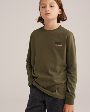 WE Fashion Shirt in Groen: voorkant