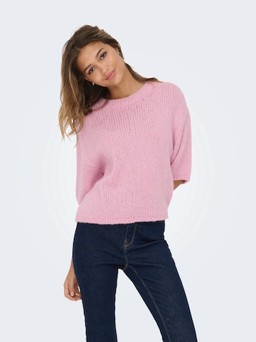 JDY Pullover 'JDYLINEA' i lilla: forside