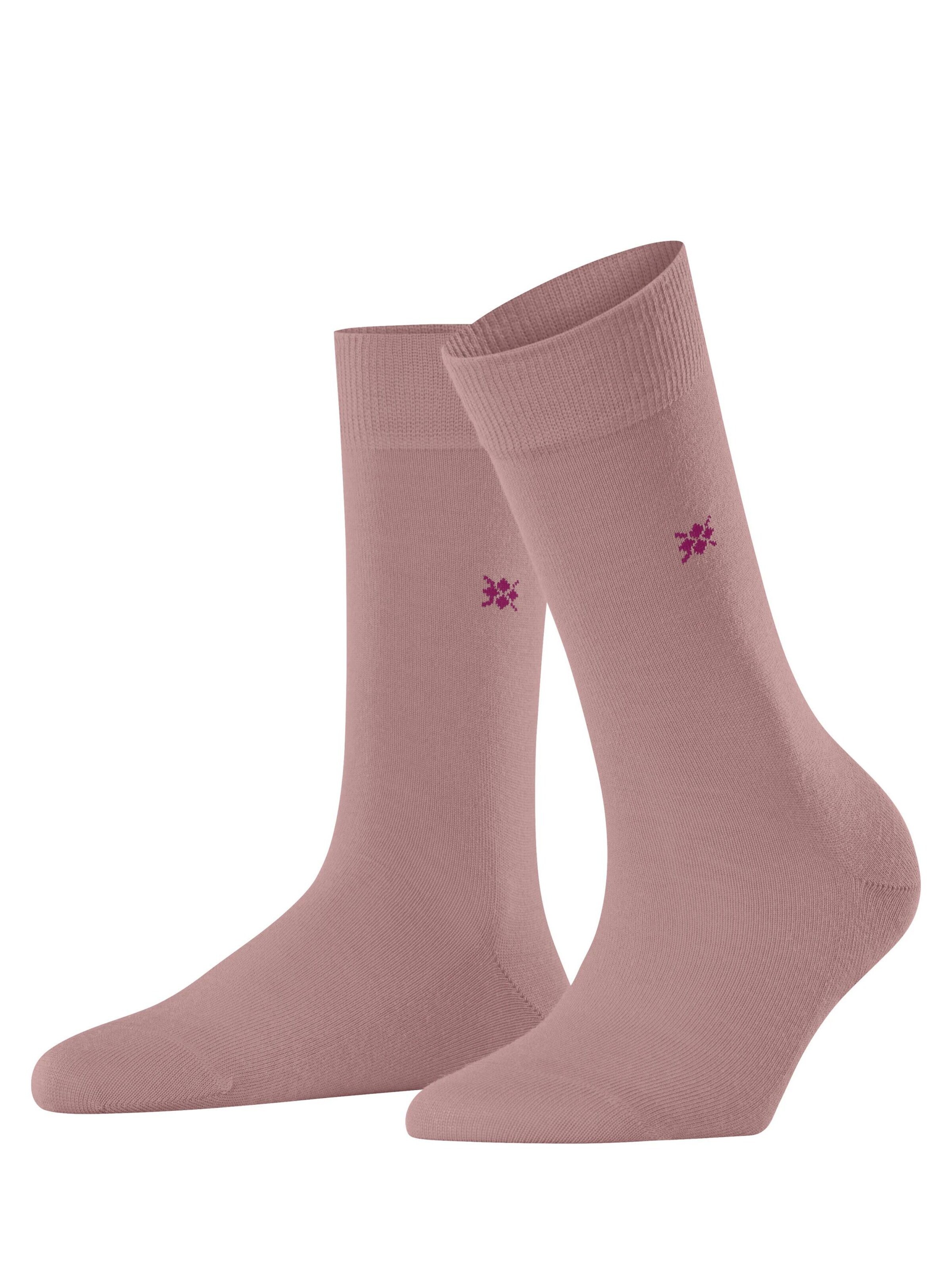 BURLINGTON Socks 'Bloomsbury' in Pink: front