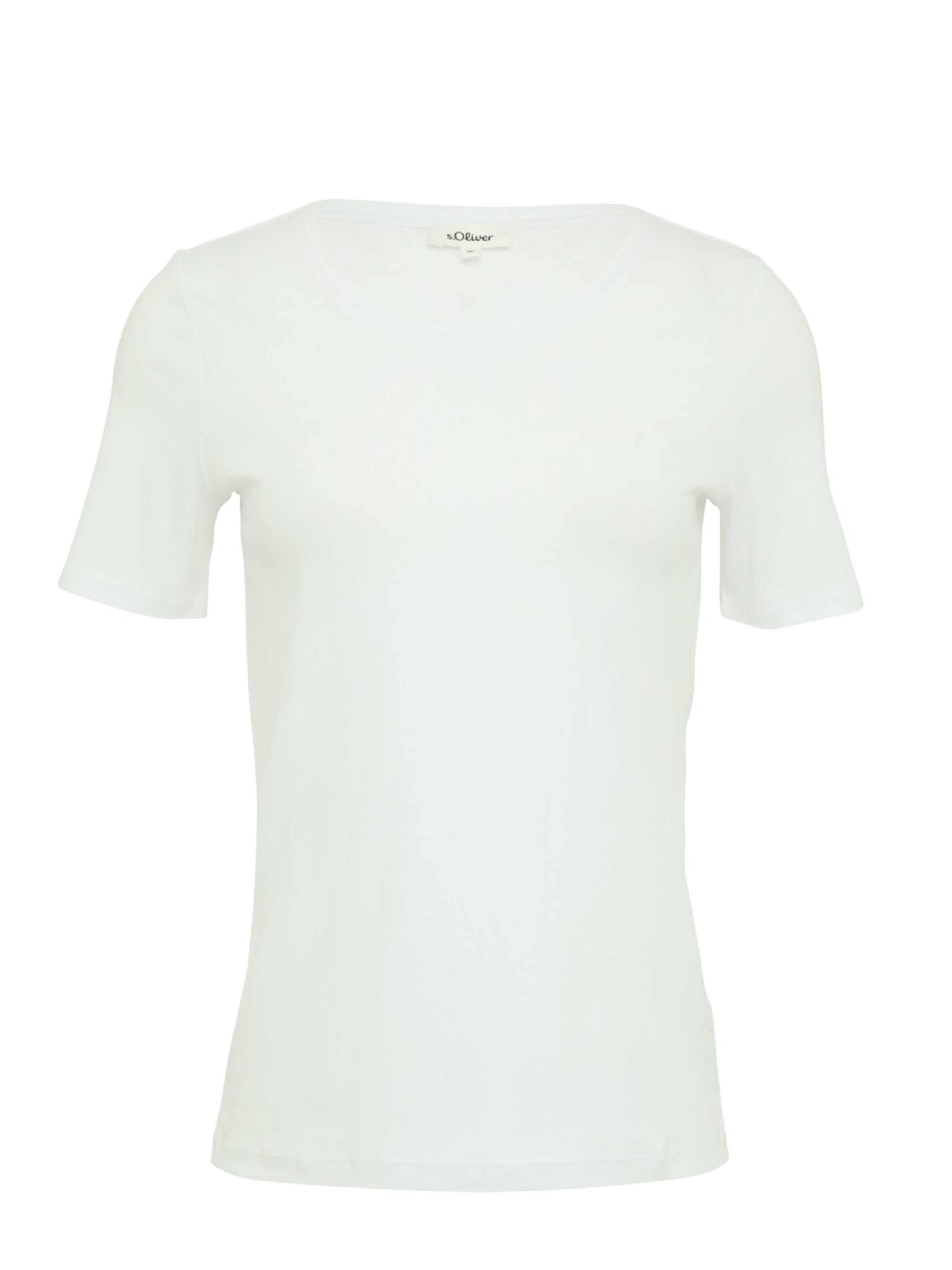 s.Oliver T-shirt en XXXL en blanc, Vue avec produit