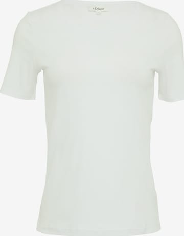 T-shirt s.Oliver en blanc : devant