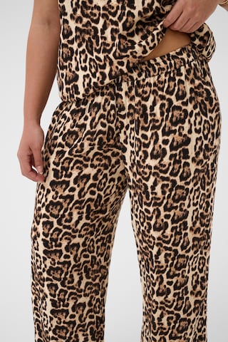 KAFFE CURVE Loosefit Hose 'KCDala' in Braun