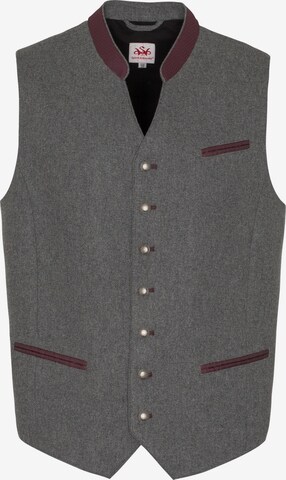 SPIETH & WENSKY Traditional Vest 'Aris' in Grey: front