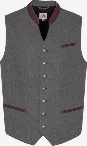 SPIETH & WENSKY Traditional Vest 'Aris' in Grey: front