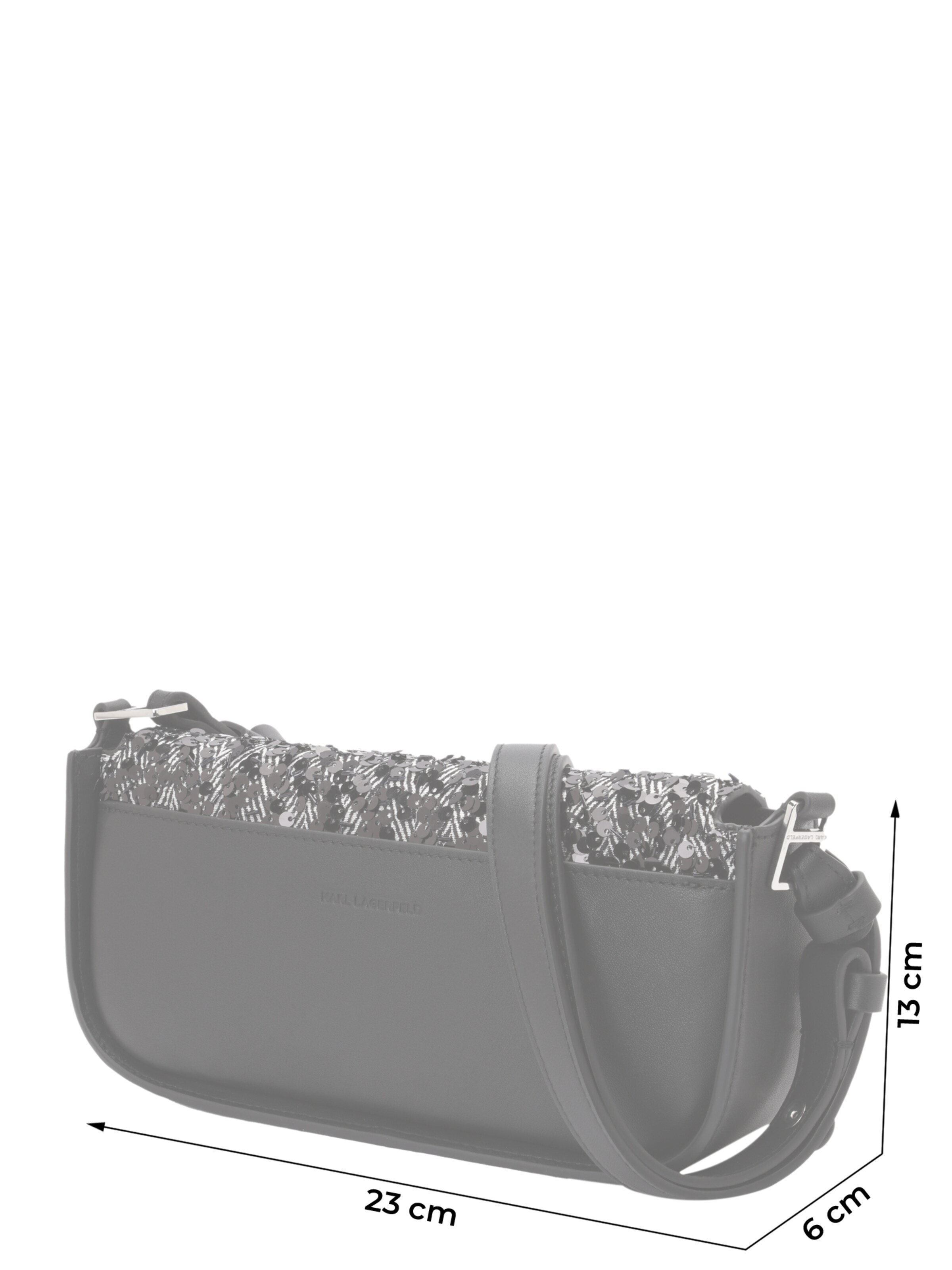 Karl Lagerfeld Õlakott, värv must