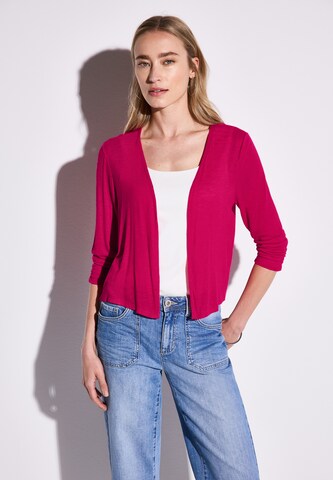 STREET ONE Knit Cardigan in Pink: front