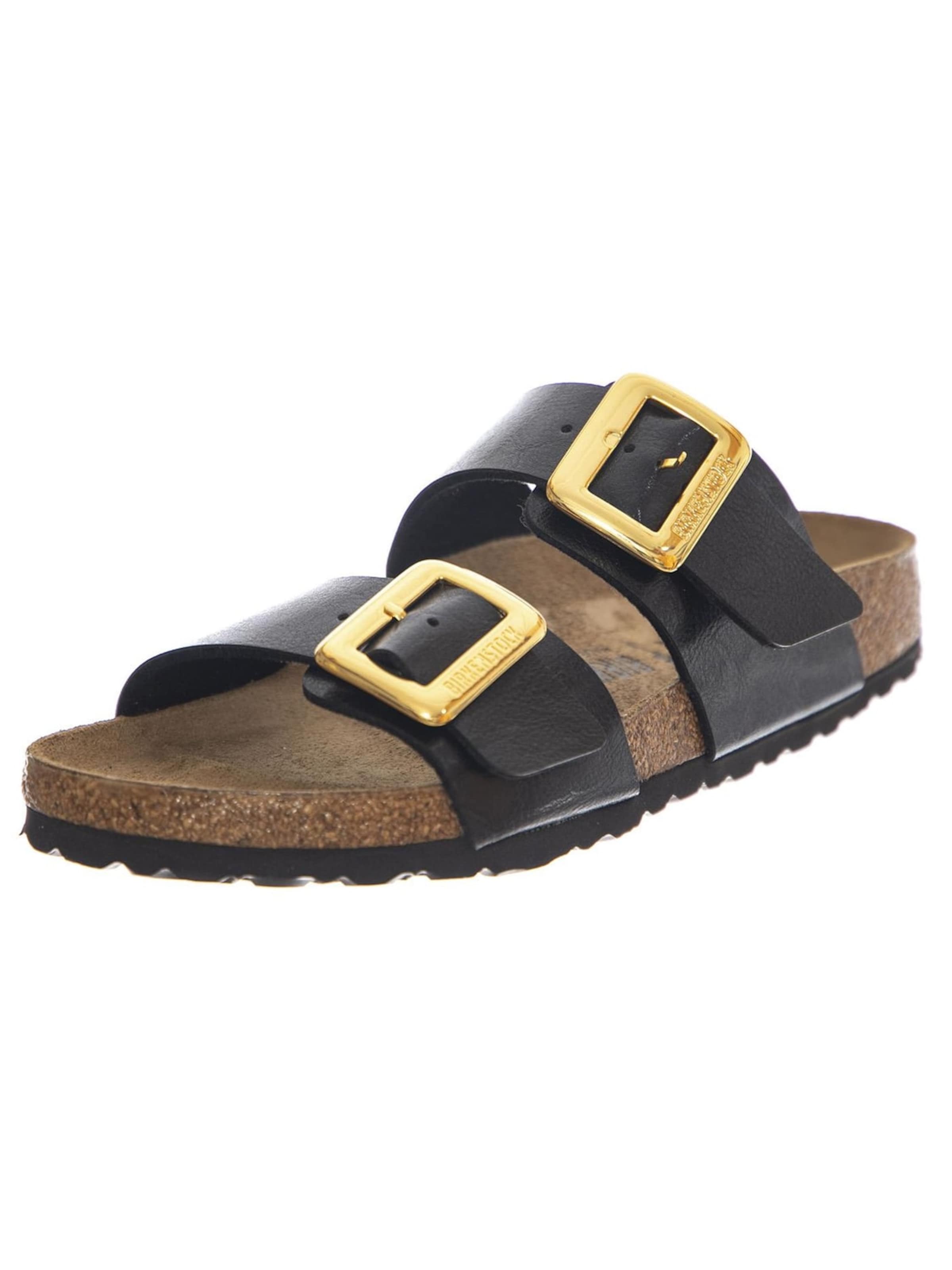 BIRKENSTOCK Sandaler 'Sydney CB graceful licorice, Birko Flor' i 36 i sort, Produktvisning