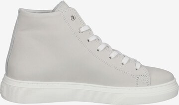 Sneaker alta di Steven New York in bianco