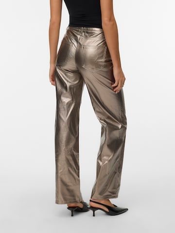 VERO MODA Bő szár Farmer 'VMTESSA' - szürke