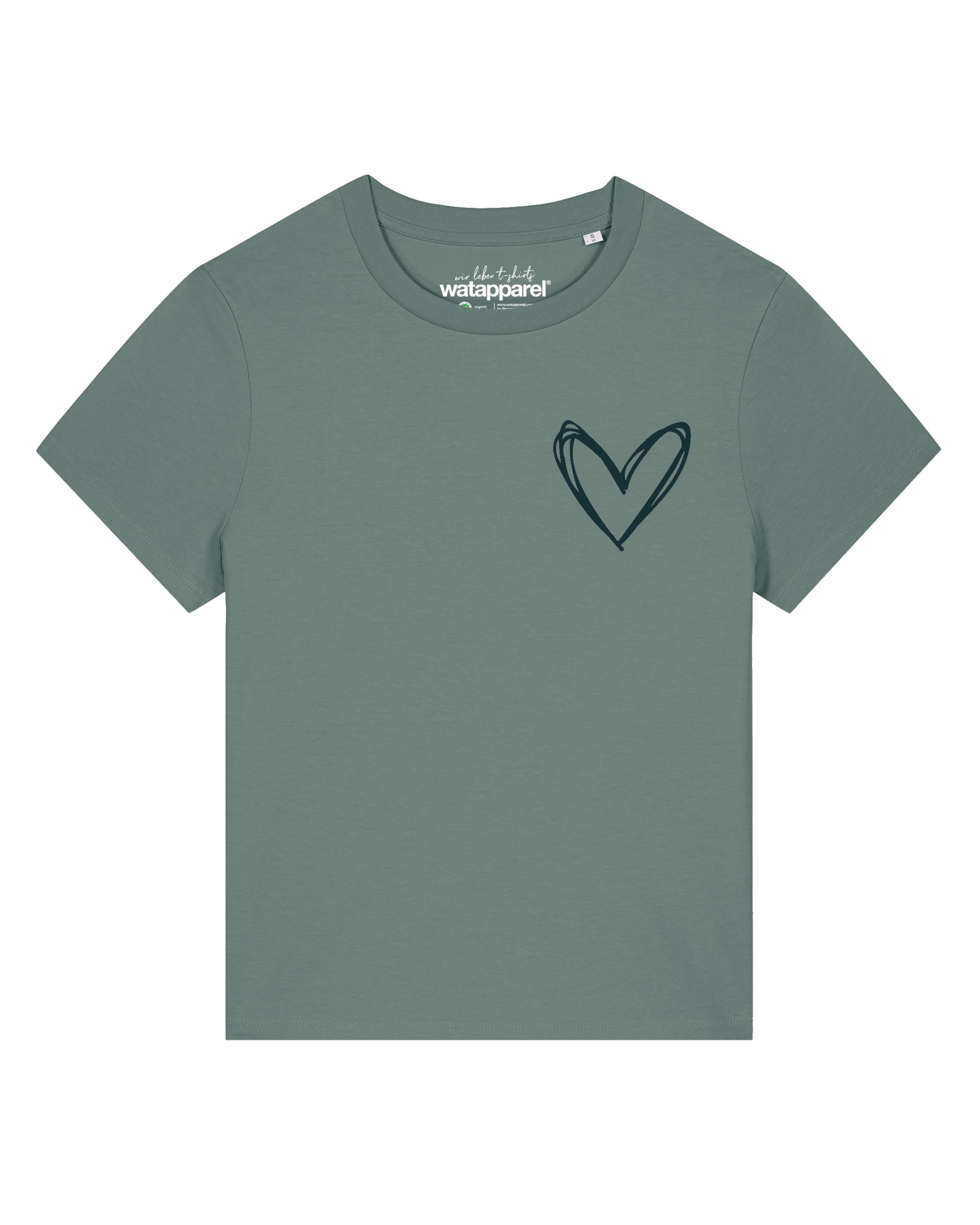 T-shirt 'Herzi' Watapparel en vert : devant