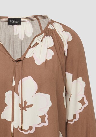s.Oliver Blouse in Bruin