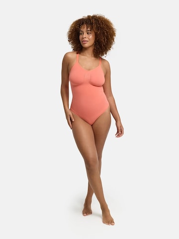 cfab Shapingbody 'Bodysuit Sculpting Shapewear mit Slip' in Oranje