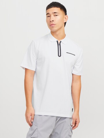 JACK & JONES Bluser & t-shirts 'JCOFUSION' i hvid: forside