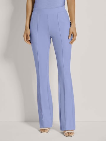 évasé Pantalon MADELEINE en bleu : devant
