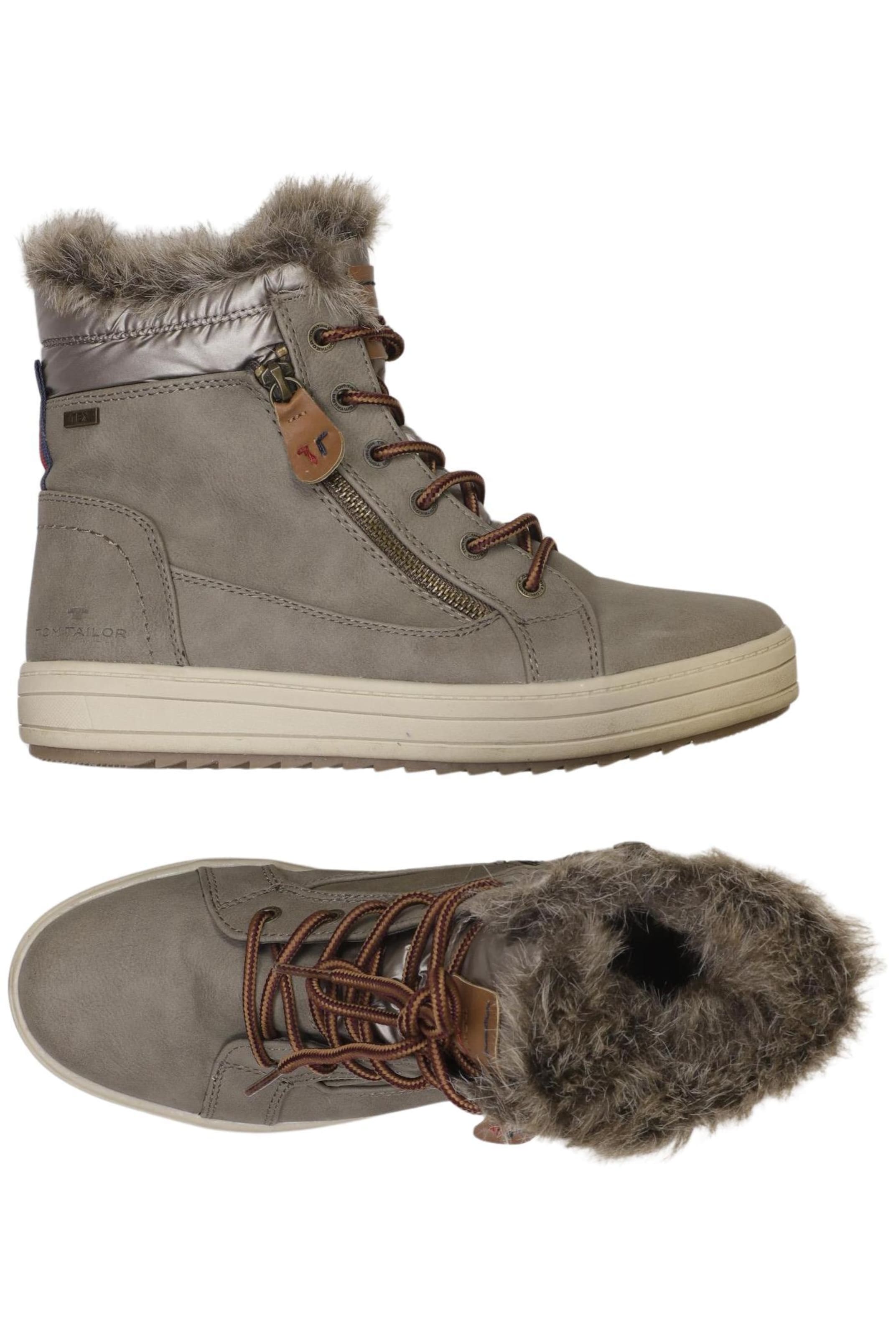 TOM TAILOR Stiefelette 39 in Grau: Vorderseite