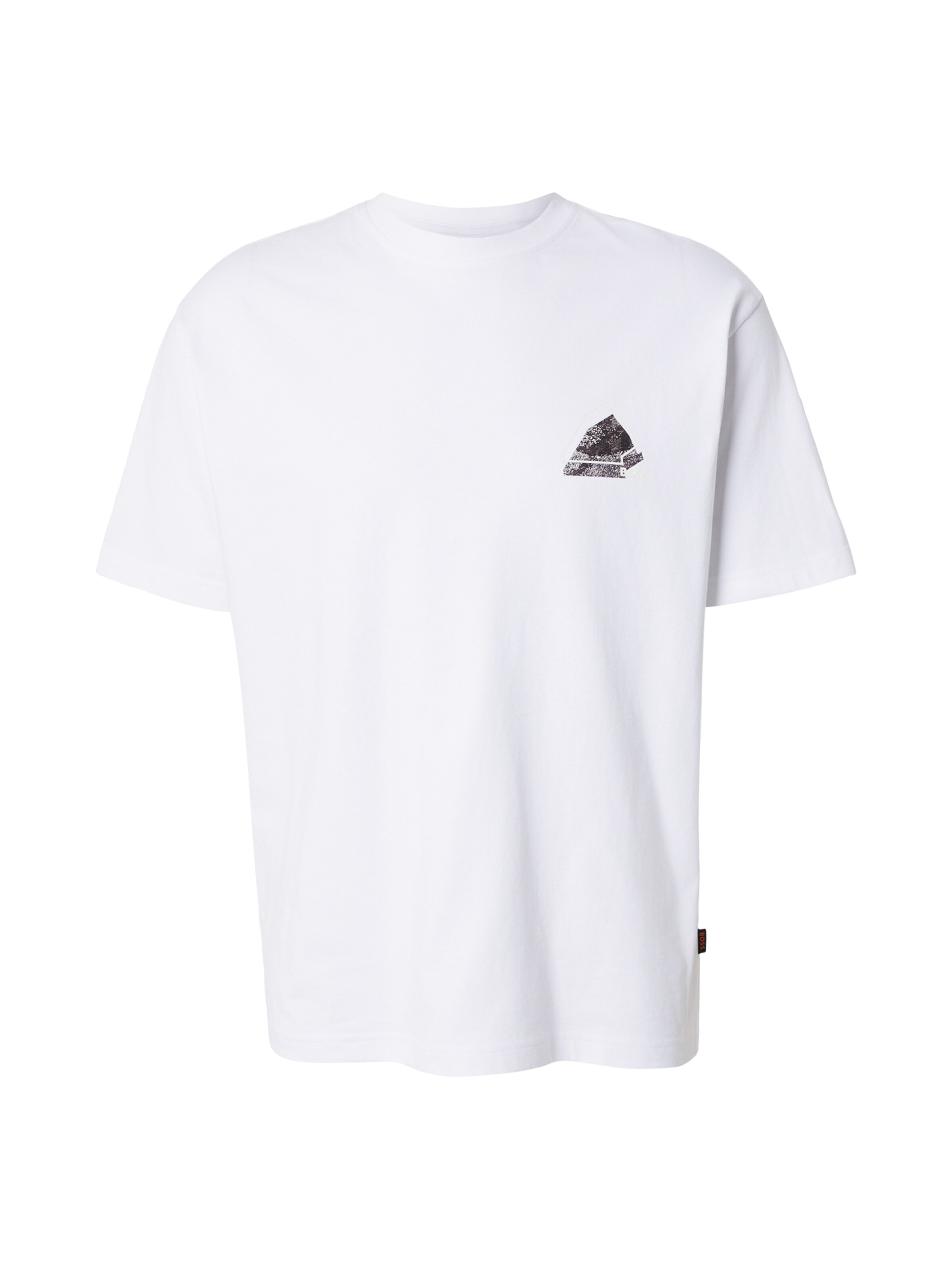 BOSS Shirt 'Te_Frame' in White: front