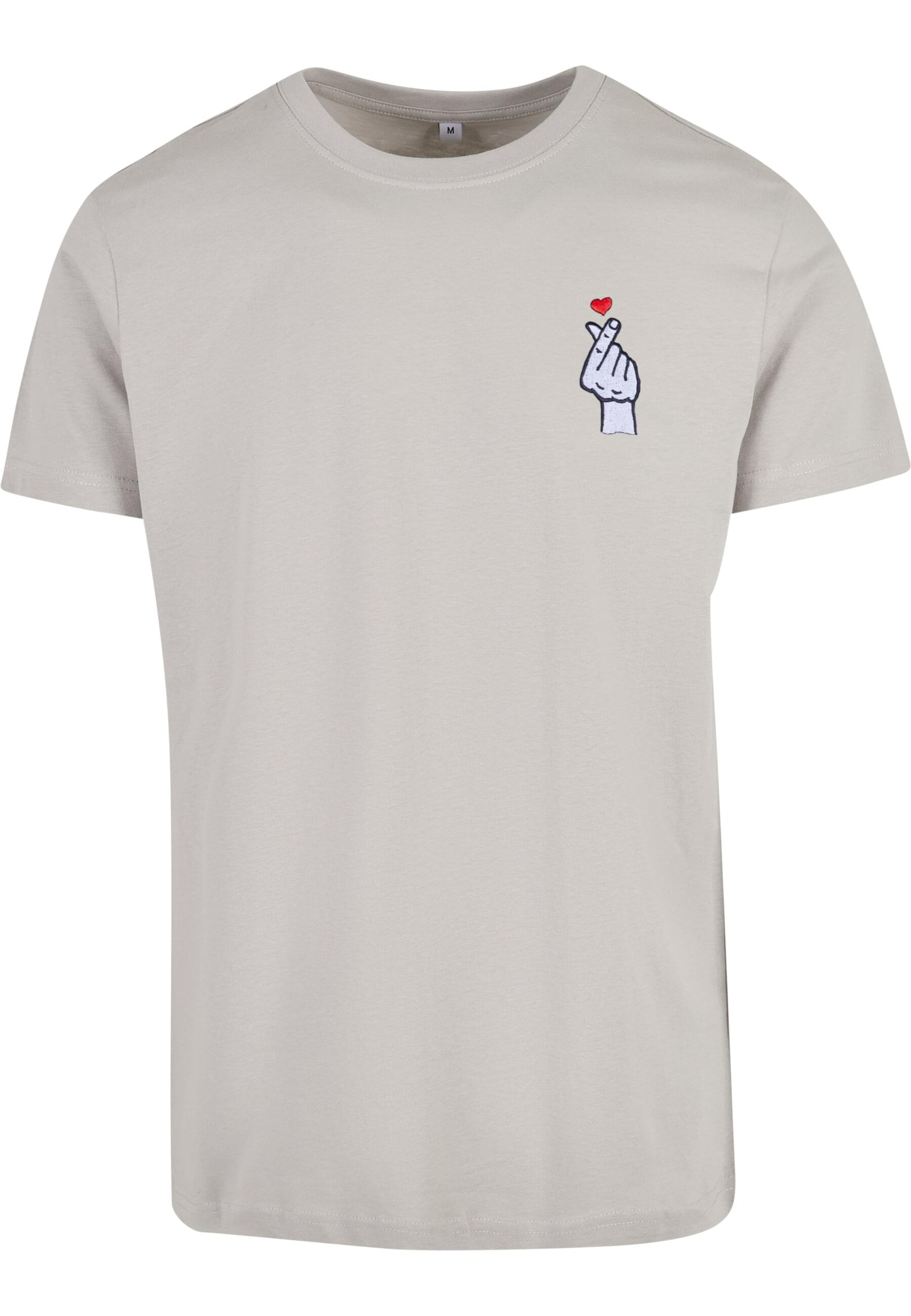 Mister Tee Särk 'Love Sign', värv hall: eest vaates