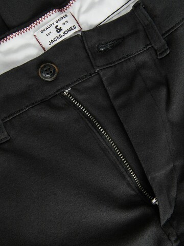 JACK & JONES Regular Chino trousers 'Ollie Dave' in Black