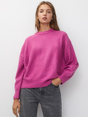 Pull-over Pull&Bear en rose : devant