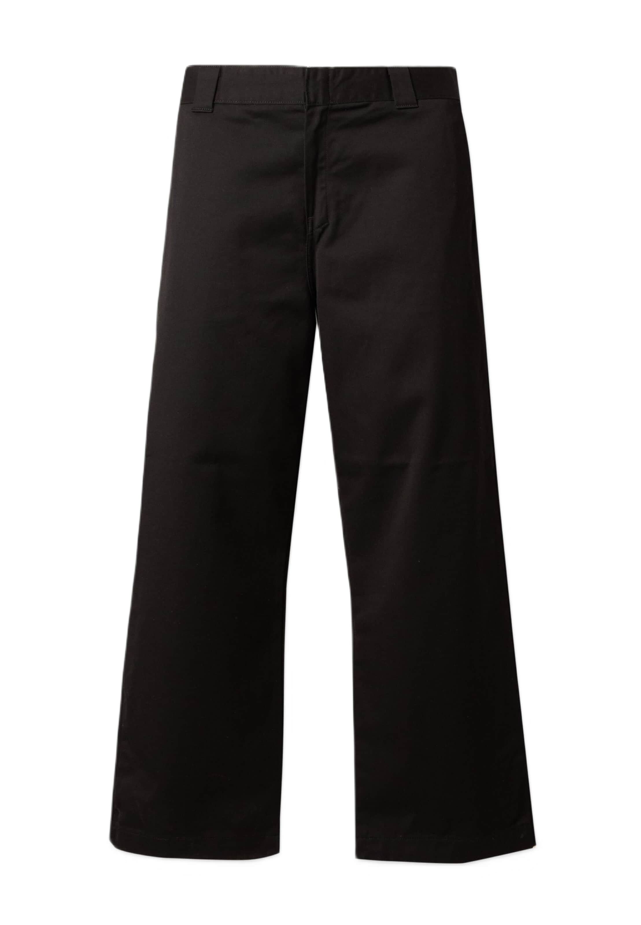 Carhartt WIP Avar lõige Chino-püksid 'Master', värv must: eest vaates
