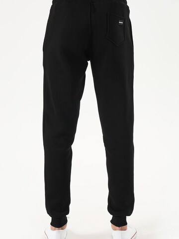 LOUIS LECLER Slim fit Trousers 'Dean' in Black