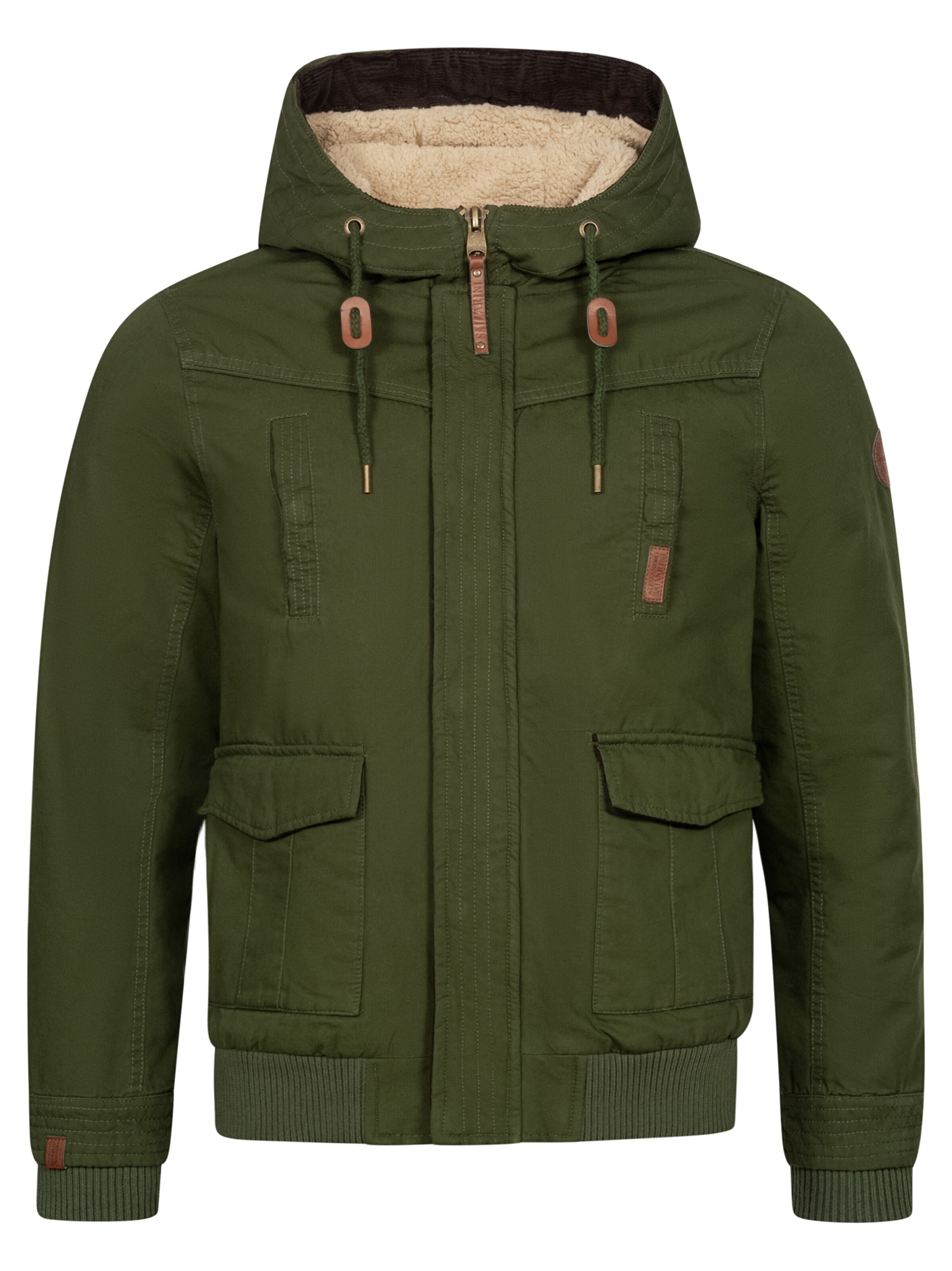 Alessandro Salvarini Winterjas 'Rigio' in Groen: voorkant