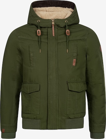 Alessandro Salvarini Winter Jacket 'Rigio' in Green: front