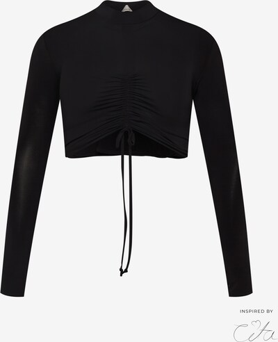Guido Maria Kretschmer Curvy Shirt 'Kayleen' inspired by Cita in schwarz, Produktansicht
