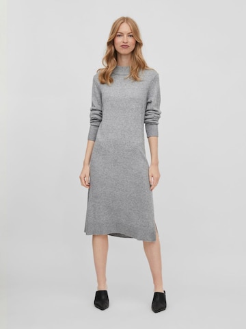 VILA Knitted dress in Grey