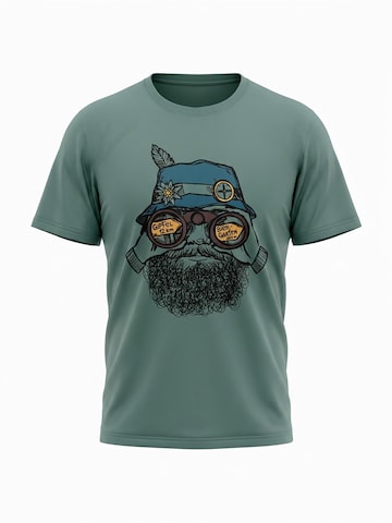 karlskopf Shirt 'WANDERER' in Green: front