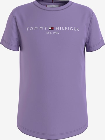 TOMMY HILFIGER Shirt 'ESSENTIAL' in Purple: front