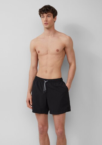 Shorts de bain s.Oliver en noir : devant