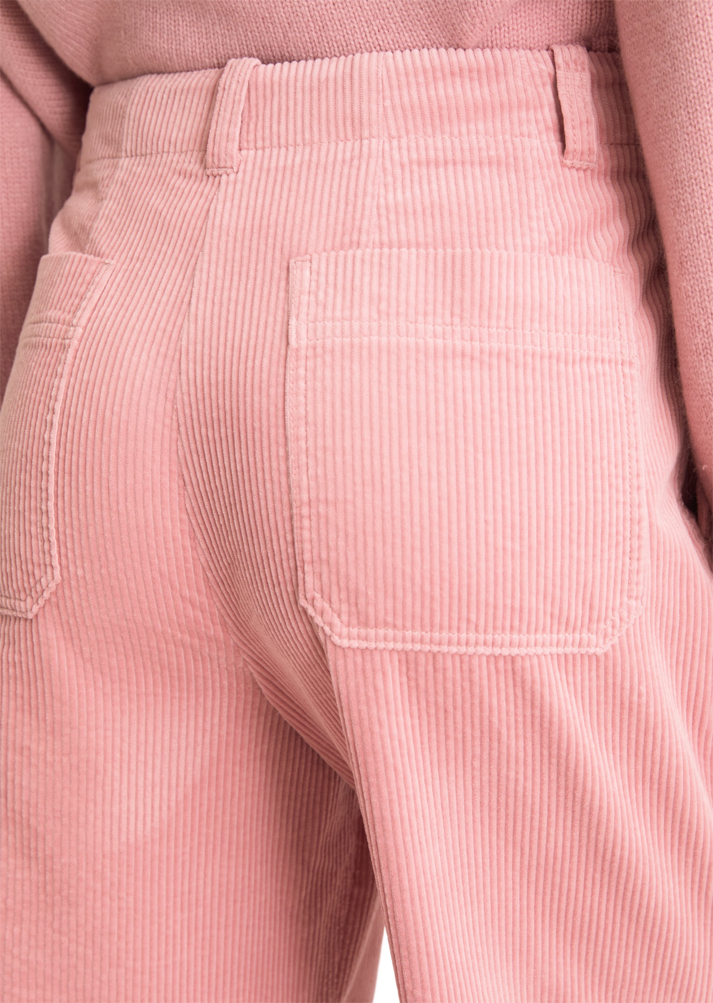 Marc O'Polo Wide leg Broek in Roze