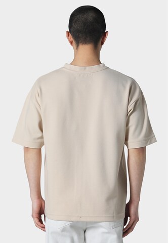 T-Shirt 'JAQUARD V1' Pas De Monaco en beige