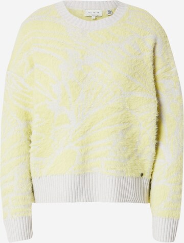 Pullover 'Marrlo' di Ted Baker in giallo: frontale